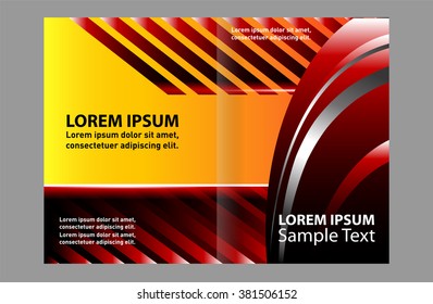 Vector template brochure  