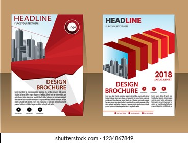 vector template Brochure design cover modern layout annual report
poster flyer in A4 with colorful triangles geometric shapes for tech science market with light background