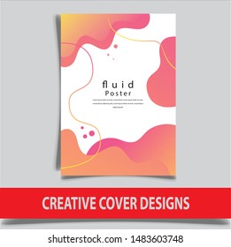 Vector template brochures or cover design, book, flyer, with molecules background and neural network. Abstract geometric background of connected lines and dots. Science and technology concept brochure