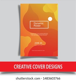 Vector template brochures or cover design, book, flyer, with molecules background and neural network. Abstract geometric background of connected lines and dots. Science and technology concept