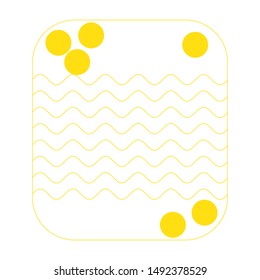 Vector template brochures or cover design, book, flyer, background and neural network. Design pages good for school book, journal. Soft colors good for children