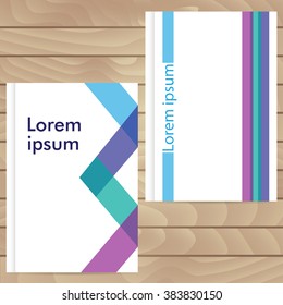 Vector template for brochures, covers, flyers or business reports.