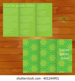 Vector template for brochures, covers, flyers or business reports. 