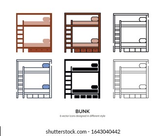 Vector template for bunk design 