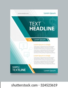 vector template  business brochure and fl yer design concept.layout
