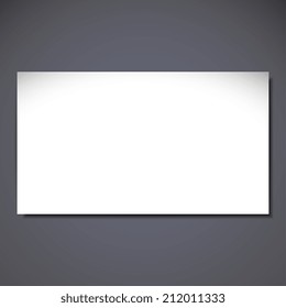 Vector template business card