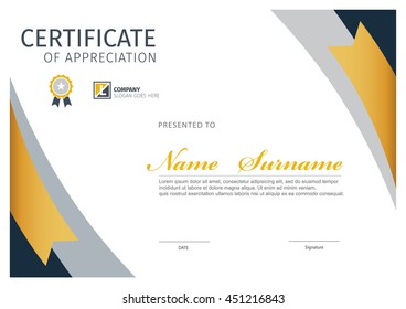 Vector template for certificate,modern diploma