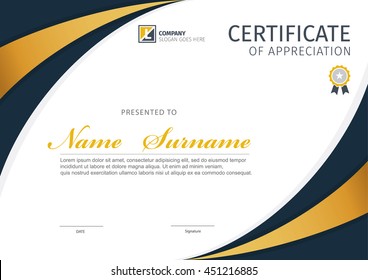 Vector template for certificate,modern diploma
