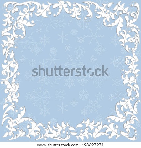 Vector Template Christmas Cards Invitations Backgrounds Stock Vector