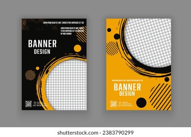 Vector template circle grunge texture with overlay. Abstract frame pattern element grunge shape clipping mask.	