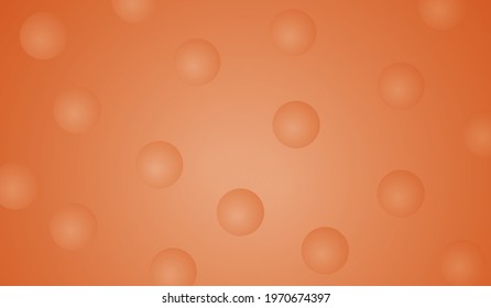 Vector template with circles. Abstract illustration with colored bubbles in nature style