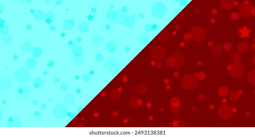 Vector template with circles, stars. Abstract illustration with colorful spots, stars. Texture for window blinds, curtains.