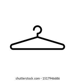 Vector template for clothes or fashion hanger