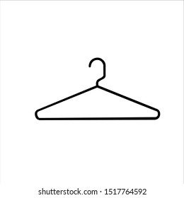 vector template for a coat hanger and pants