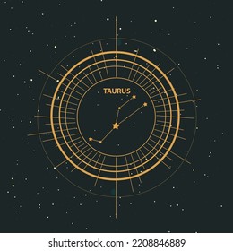 Vector template of constellations of zodiac signs for astrological, esoteric, magical sessions, magical personality research cards. Mystical tarot cards. A set of zodiac signs Aries, Taurus, Leo, Gemi