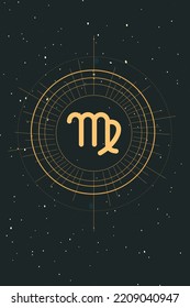 Vektorvorlage von Sternbildern für astrologische, esoterische, magische Sitzungen, magische Persönlichkeitsrecherchen. Mystische Tarot-Karten. Eine Reihe von Tierzeichen: Aries, Taurus, Leo, Gemi