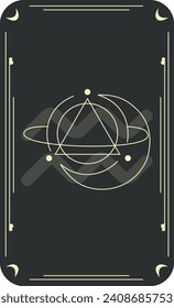 Vector template of constellations of zodiac signs for astrological, esoteric, magical sessions, magical personality research cards. Mystical tarot cards. A set of zodiac signs Aries, Taurus, Leo, Gemi