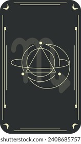 Vector template of constellations of zodiac signs for astrological, esoteric, magical sessions, magical personality research cards. Mystical tarot cards. A set of zodiac signs Aries, Taurus, Leo, Gemi