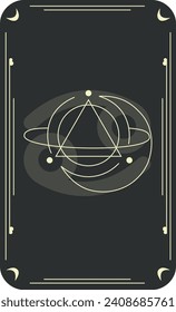 Vector template of constellations of zodiac signs for astrological, esoteric, magical sessions, magical personality research cards. Mystical tarot cards. A set of zodiac signs Aries, Taurus, Leo, Gemi