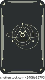 Vector template of constellations of zodiac signs for astrological, esoteric, magical sessions, magical personality research cards. Mystical tarot cards. A set of zodiac signs Aries, Taurus, Leo, Gemi