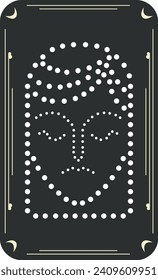 Vector template of constellations of zodiac signs for astrological, esoteric, magical sessions, magical personality research cards. Mystical tarot cards. A set of zodiac signs Aries, Taurus, Leo, Gemi