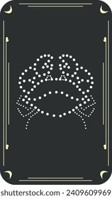 Vector template of constellations of zodiac signs for astrological, esoteric, magical sessions, magical personality research cards. Mystical tarot cards. A set of zodiac signs Aries, Taurus, Leo, Gemi