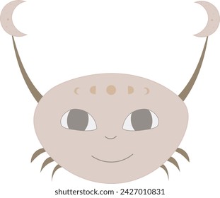 Vector template of constellations of zodiac signs for astrological, esoteric, magical sessions, magic cards for personality research. Mystical Tarot cards. Set of zodiac signs as illustration