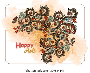 Vector template corporate identity. Business artworks with watercolor splash. Background for web, printed media design. Banner, business card, flyer, invitation, greeting card, postcard.