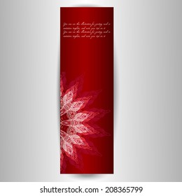 vector template with delicate vintage round pattern for card, invitation
