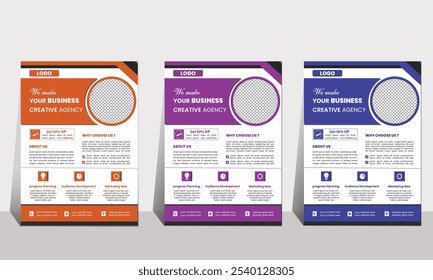 Projeto de modelo de vetor Em tamanho A4. layout, modelo de layout de folheto de negócios em tamanho A4, modelo de folheto de negócios folheto de design a4.