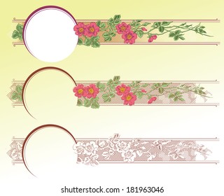 Vector template for the design of advertisements, envelope, wedding  and other invitations or greeting cards  
