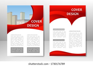 Vector template design for business brochure, flyer, poster, booklet, presentation, magazine cover. A4