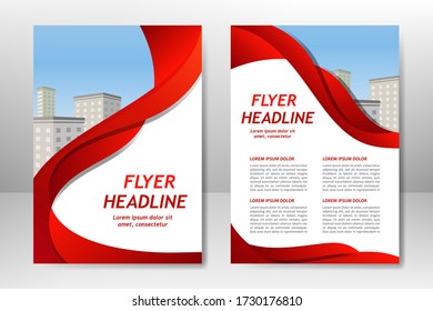 Vector template design for business brochure, flyer, poster, booklet, presentation, magazine cover. A4