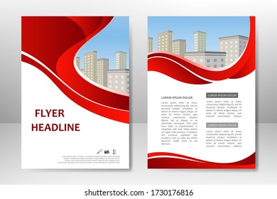 Vector Template Design für Geschäftsbroschüre, Flyer, Poster, Broschüre, Präsentation, Titelblatt. A4