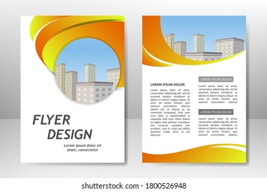 Vektordesign für Geschäftsbroschüre, Flyer, Poster, Präsentation, Geschäftsbericht, Titelblatt. A4