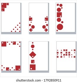 Vector template design for business, logo, web design, layouts, reports and  social media.