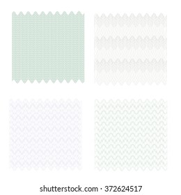 vector template design of certificate with guilloche pattern (watermarks).