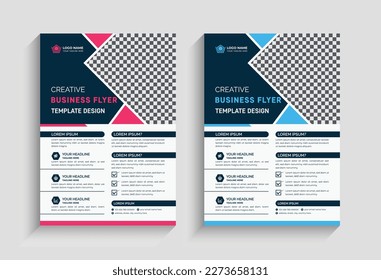 Vector template design for flyer, brochure, annual report, magazine, poster, corporate, presentation, layout minimal design with multiple color.