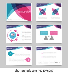 Vector template for design layout.Presentation slides printed flyers.