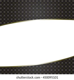 Vector template design of a royal product wrap label or flyer