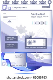 vector template design of the web site, or something else
