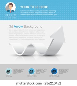 vector template email, online business card, flyer cover and the first page of the site