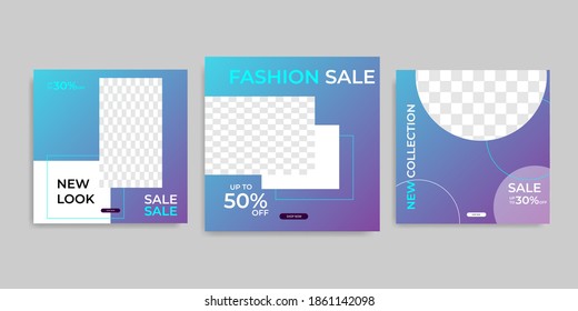 Vector template fashion sale social media post.eps 10