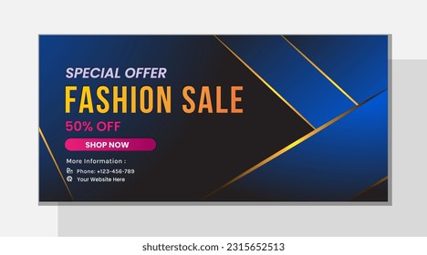 vector template fashion sale viva magenta modern best for banner and cover social media