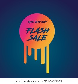 Vector Template, Flash Sale, Sale sticker, Sale tag, Sale Banner