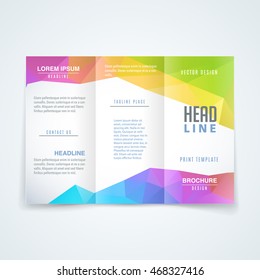 vector template of flyer brochure in vintage style of triangle background classic star texture colourful background scene colorful performance dark vintage art concept creative classical simple flag p