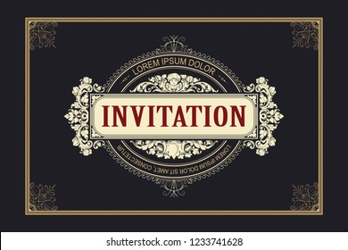 Vector template flyer, invitations or greeting cards