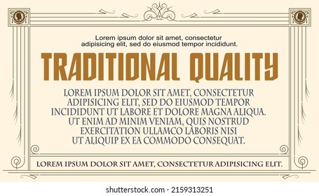 Vector template flyer, invitations or greeting cards. 