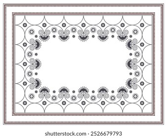 Vector template flyer, invitations, greeting card, design elements or page decor. 