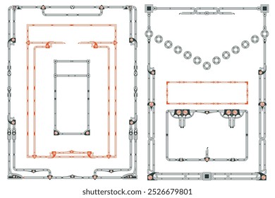 Vector template flyer, invitations, greeting card, design elements or page decor. 